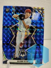 2022 GLENN OTTO #248 BLUE PRIZM  Panini Mosaic Texas Rangers